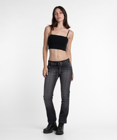 Pantalón Ella Denim Negro