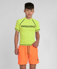 Remera UV M. Cortas Amarillo Fluo