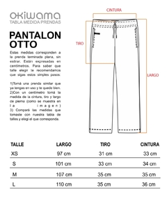 Pantalón Otto Negro - tienda online