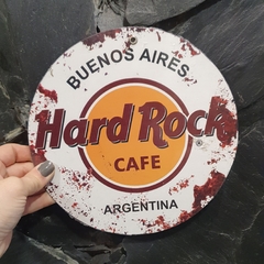 Chapa Redonda 20 cm. Hard Rock Cafe