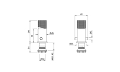 Grifería Monocomando Bidé Fabric Cromo | Peirano - comprar online