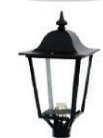 Columna simple con farol a000 b210 - comprar online