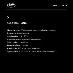 Campana Lanin | TST - tienda online