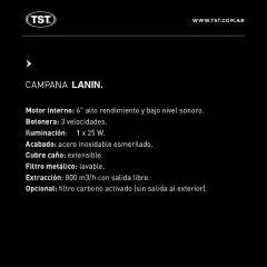 Campana Lanin | TST - tienda online