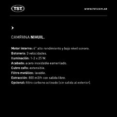 Campana Nihuil | TST - comprar online