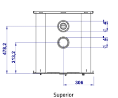 Horno a leña de empotrar 60 | Ñuke - tienda online