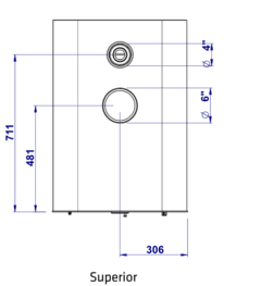 Horno a leña de empotrar 90 | Ñuke - tienda online