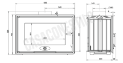 Calefactor Insertable Optimo | Oslo - tienda online