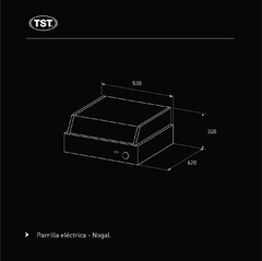 Parrilla electrica Nogal | Cook&Food - tienda online