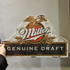 Chapa 43x30 Cerveza Miller