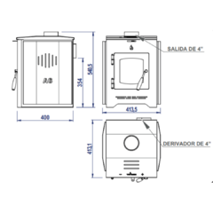 Calefactor Austral 6000 | 6000 kcal | Tromen - comprar online