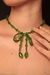 Collar Rosalia verde - tienda online