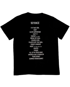 Remera TOUR Beyonce en internet