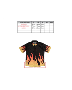 Camisa Flame Clásica HK en internet