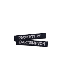 Property of Bart Simpson