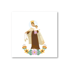 Santitos Cuadrados Virgen del Carmen - tienda online