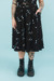 Falda midi Constelacion negra - comprar online