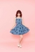 Falda corta Daisy Azul en internet