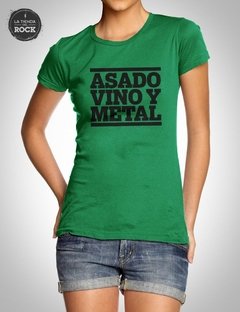 Asado, vino y metal - tienda online