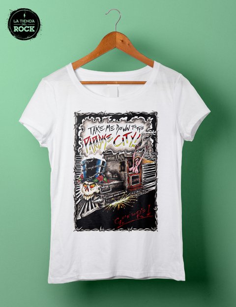 Remeras de guns n roses para mujer sale