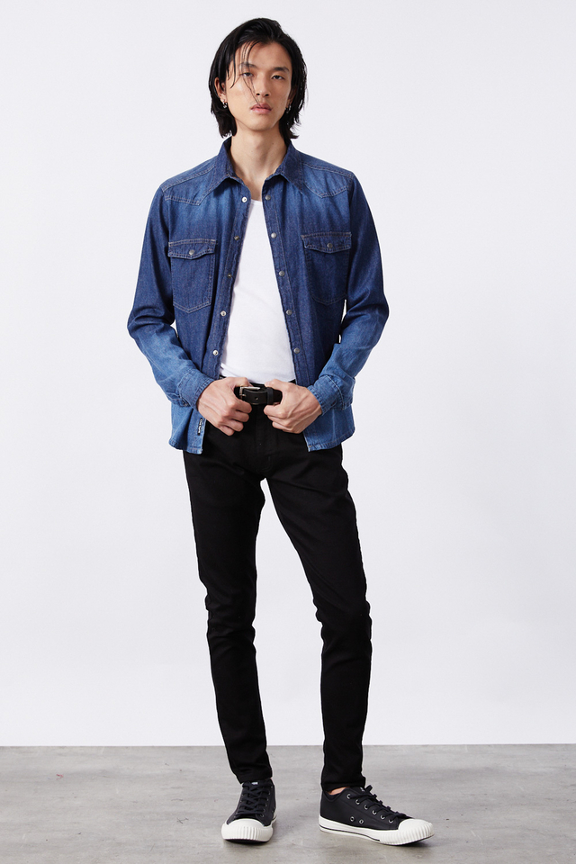 Camisa blue jean new arrivals