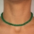 GREEN GLASS CHOKER - tienda online