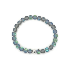 Pulsera Cristal Arcoiris #6 Gris Tornasolado - comprar online