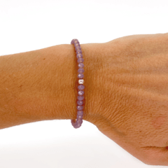 Pulsera Cristal #4 Morado Opaco en internet