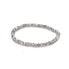 Pulsera Cristal #4 Plateado - comprar online