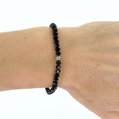 Pulsera Cristal #4 Negro - comprar online