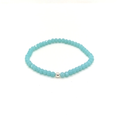 Pulsera Cristal #4 Celeste