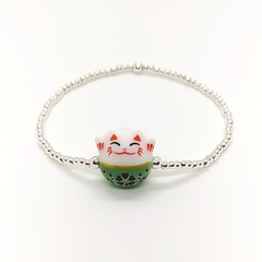 Pulsera NEKO Verde > Plata #2/#3 (Ed. Limitada)