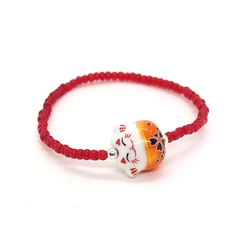 Pulsera Neko Naranja + Mostacilla Checa Roja (Ed. Limitada)