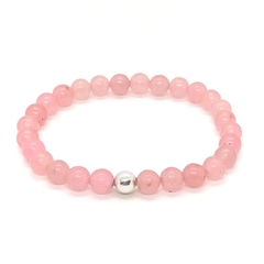 Pulsera Cuarzo Rosa #6