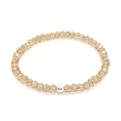 Pulsera Cristal #4 Champagne