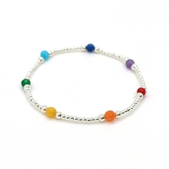 Pulsera Nanami > Plata #2 + Cuentas Sukha #4