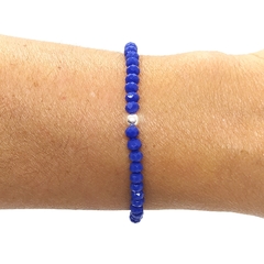 Pulsera Cristal #4 Azul Marino - comprar online