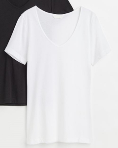 Talle: XS H&M Remera 95 % Algodón Organico - comprar online