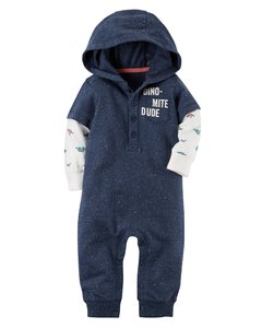 Talle: 3, 6 y 9 Meses Carter's - Jumpsuit Algodón Dinomate