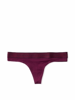 Talle: M Victoria's Secret Logo Cotton Thong Panty - comprar online