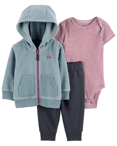 Talle: 12 y 24 Meses Carter's - Set de 3 Piezas Polar / Microfleece