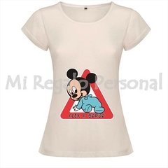 Remera de Mujer Embarazada. Podes Personalizarla!