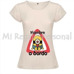 Remera de Mujer Embarazada. Podes Personalizarla!