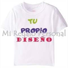 Remeras talle: 0 a 18. Podes Personalizarla!