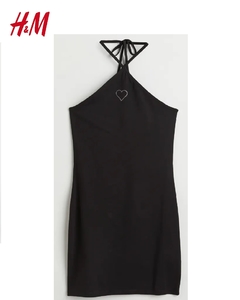 Talle: XS H&M Vestido Negro
