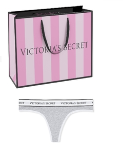 Talle: S Victoria's Secret Logo Cotton Thong Panty