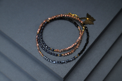 Art.2321 Set de tres collares en combinación Colette gold negro. (copia) - tienda online