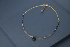 Art.2321 Set de tres collares en combinación Colette gold verde Ingles. - Sacre Coeur bijou