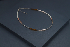 Art.2321 Set de tres collares en combinación Colette silver ambar. en internet