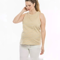 Musculosa Embarazo "LULA BEIGE"